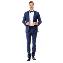 Mens Indigo Tuxedo 2Pc Hybrid Fit By Sean Alexander - Men's Tuxedo USA