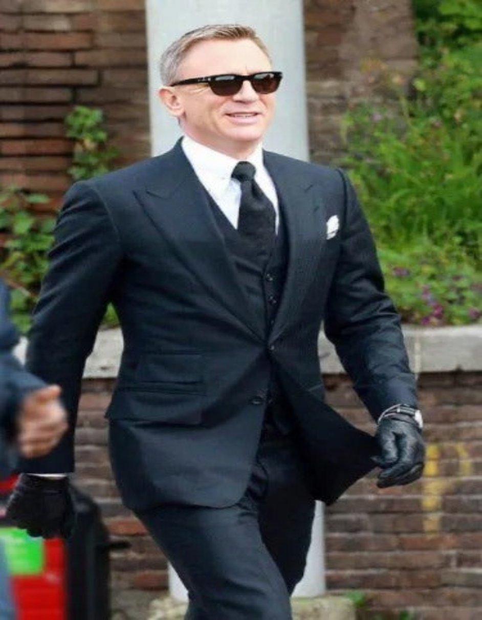 James Bond Costume - James Bond Two Button Suit