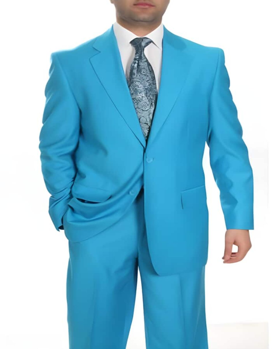 Light Blue Tuxedo - Baby Blue Tuxedo Wedding Tuxedo Suit Teal - Turquoise - RET208-19 - Men's Tuxedo USA