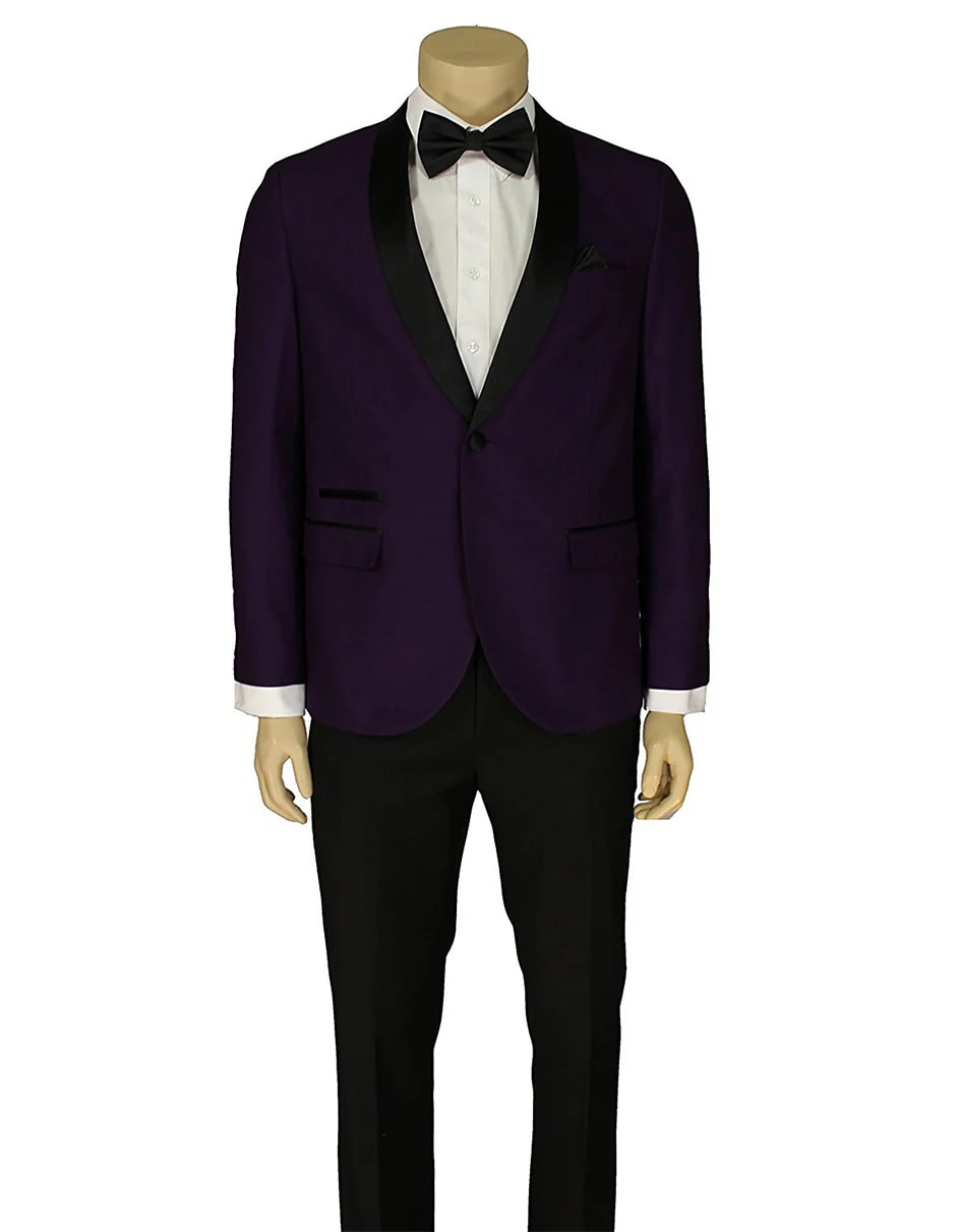 Purple Prom Suit - Purple Prom Outfit - Purple  Prom 1 Button Tuxedo - Men's Tuxedo USA