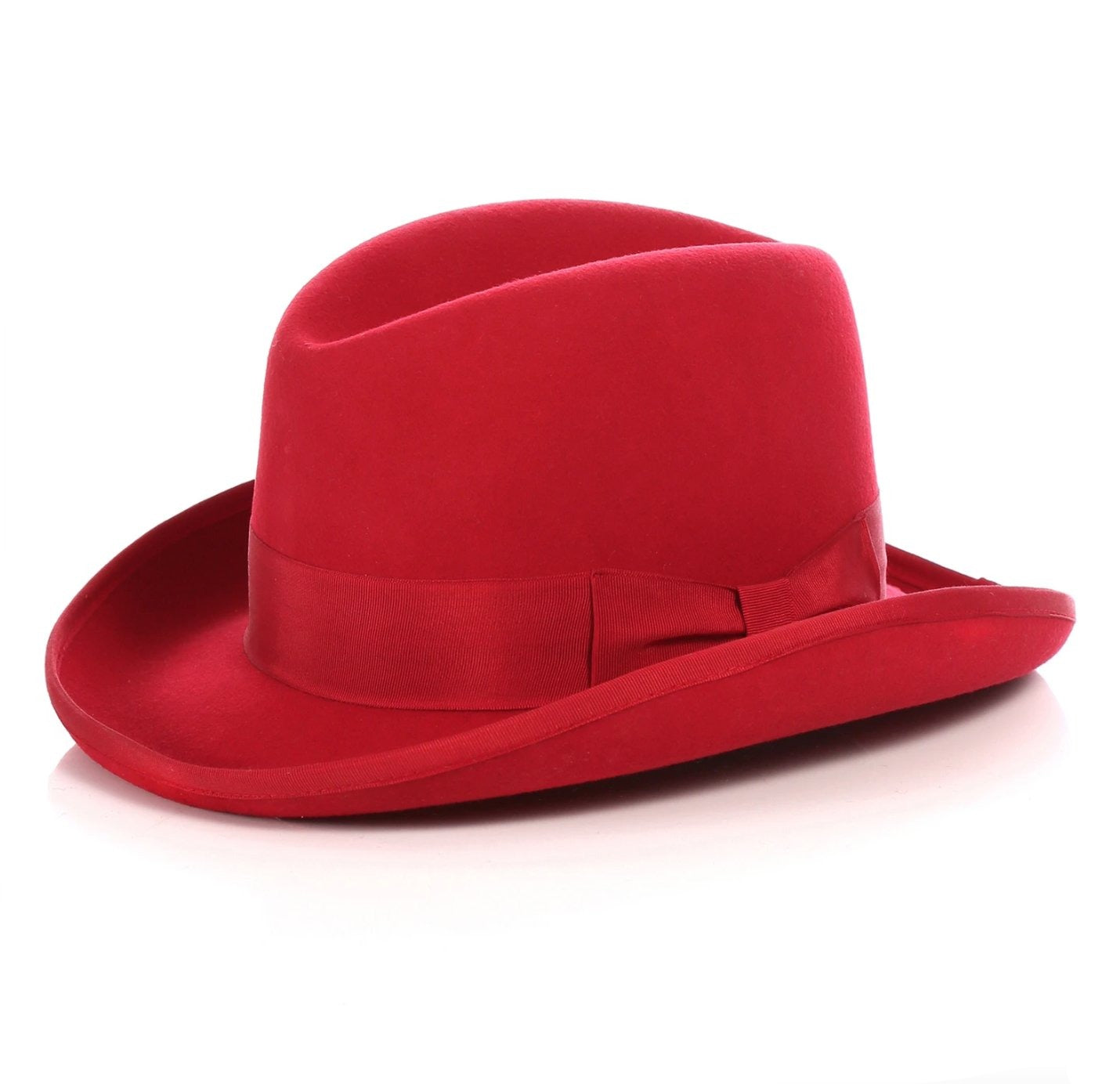 Mens Gangster Godfather Hat in Red - Men's Tuxedo USA