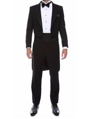 Mens Modern Tail Tuxedo in Black - Men's Tuxedo USA