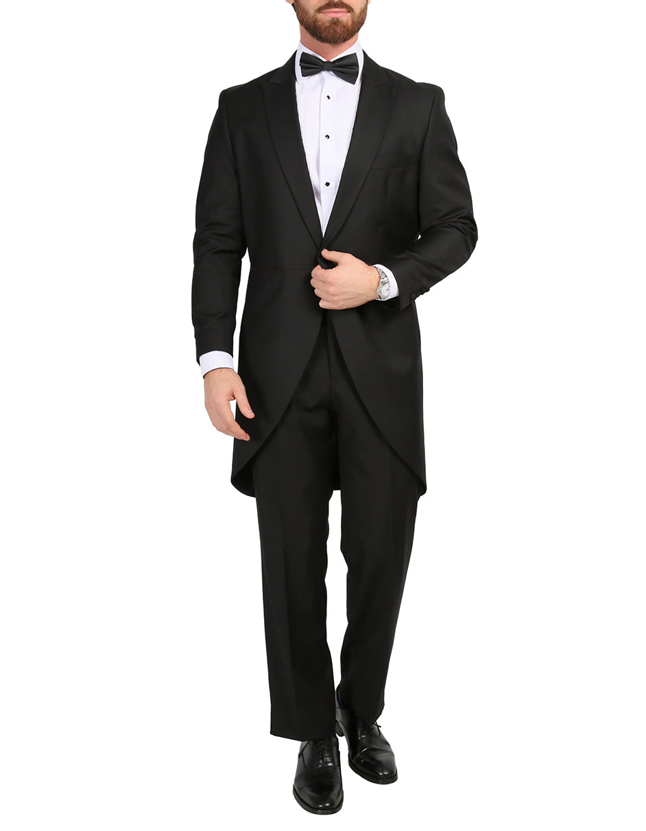 Mens Traditional Morning Jacket / Tuxedo in Black - Men's Tuxedo USA