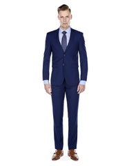 Mens Skinny Slim Suit Indigo Blue - Men's Tuxedo USA