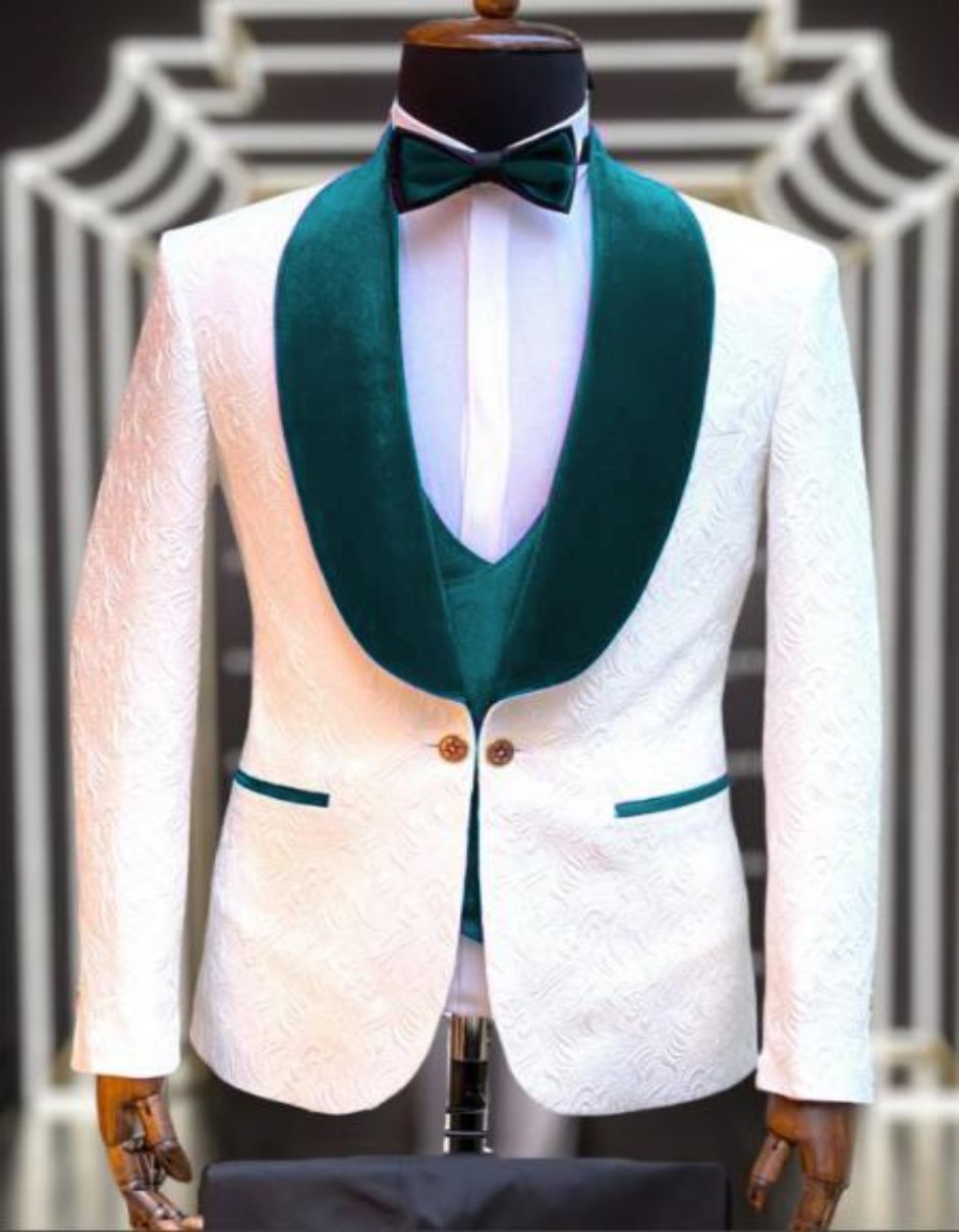 "Dark Teal Tuxedo" - Mens Teal Prom Suit - Teal Blue Suit - Men's Tuxedo USA