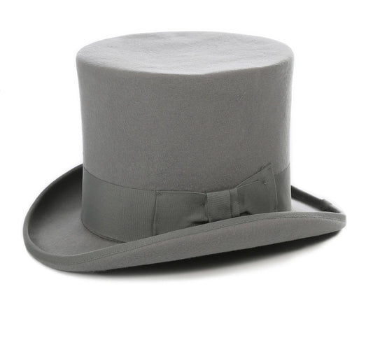 Mens Dress Tophat in Grey - Men's Tuxedo USA