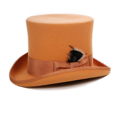 Mens Dress Tophat in Orange - Men's Tuxedo USA