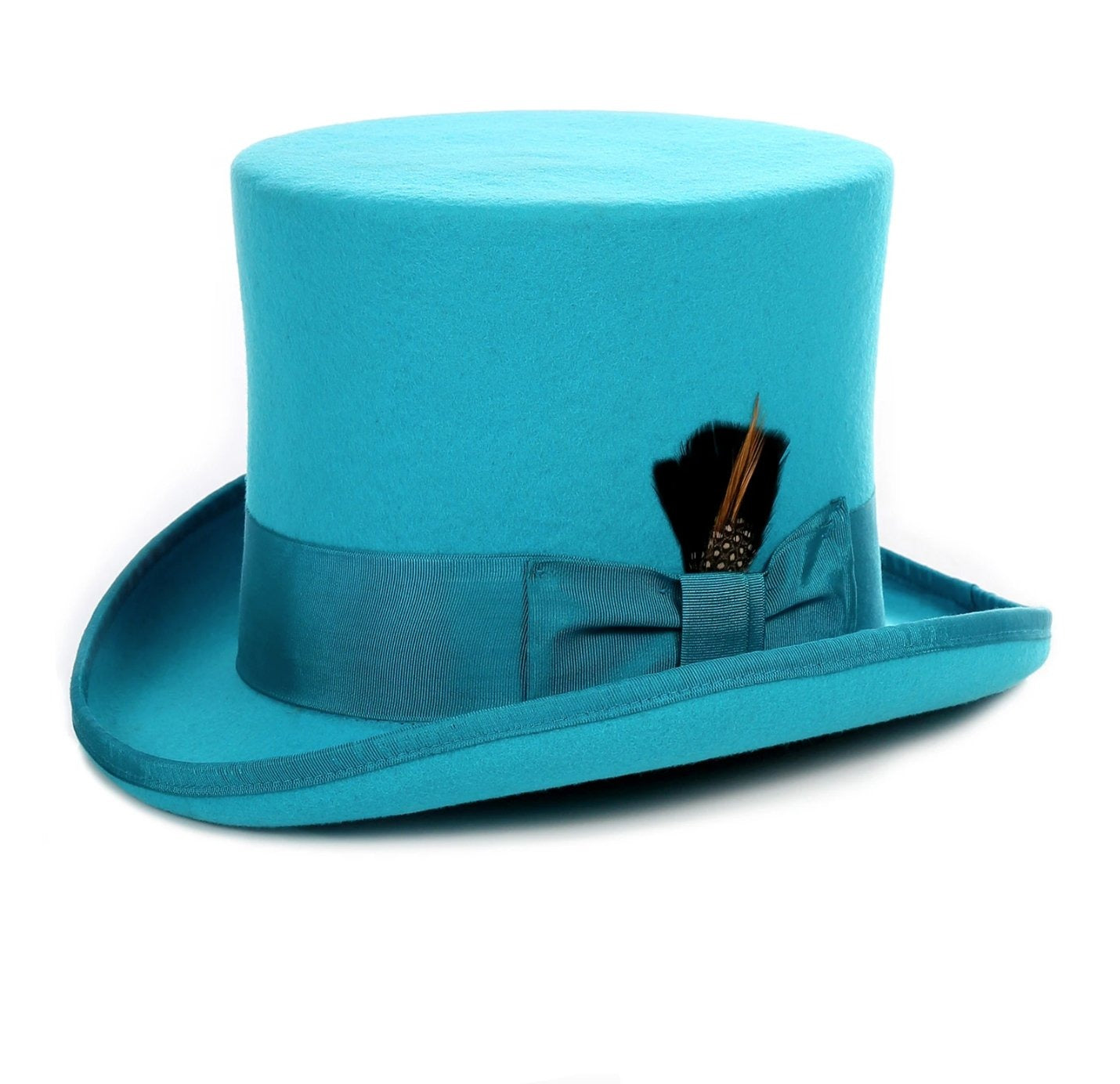 Mens Dress Tophat in Turquoise - Men's Tuxedo USA