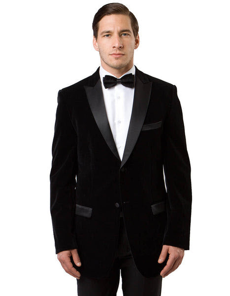 Mens Designer Velvet Tuxedo Jacket in Red - Men's Tuxedo USA