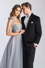 Velvet Blazer - Mens Blazer - Dinner Jacket "Venice" Onyx Black Velvet Dinner Jacket - Separates - Men's Tuxedo USA