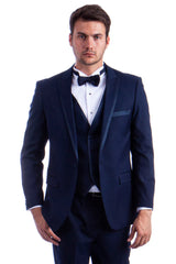 2 Button Trim Cowboy Tuxedo in Grey - Men's Tuxedo USA