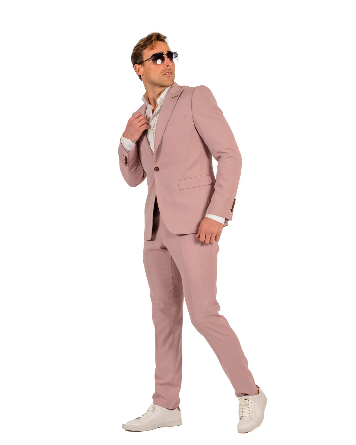 Blush Color Suit For Men - Mauve Suit - Wedding  Slim Fit Suit - Men's Tuxedo USA