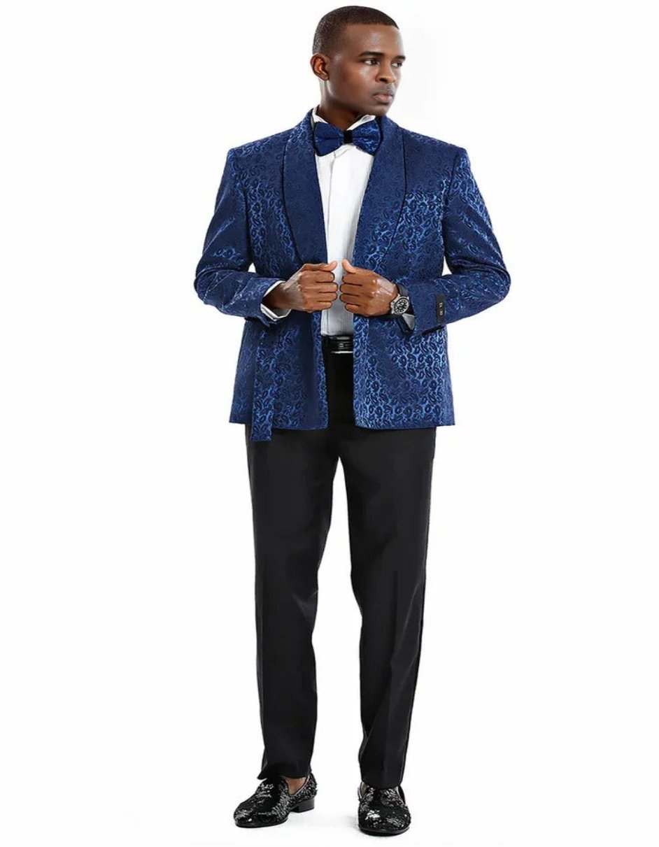 Double Breasted Tuxedo Jacket - Double Breasted One Button Dinner Jacket