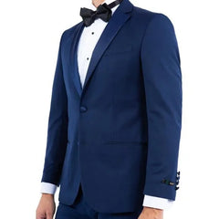 Shawl Collar Tuxedo Separates Coat, Navy by ZeGarie - Men's Tuxedo USA