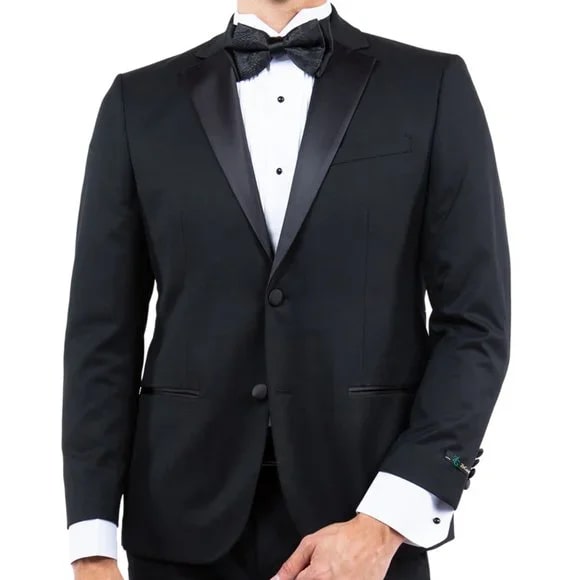 Notch Lapel  Tuxedo Separates Coat, Black by ZeGarie - Men's Tuxedo USA