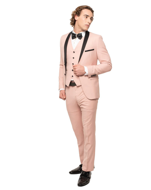 Blush Color Suit For Men - Mauve Suit - Wedding Suit - Men's Tuxedo USA