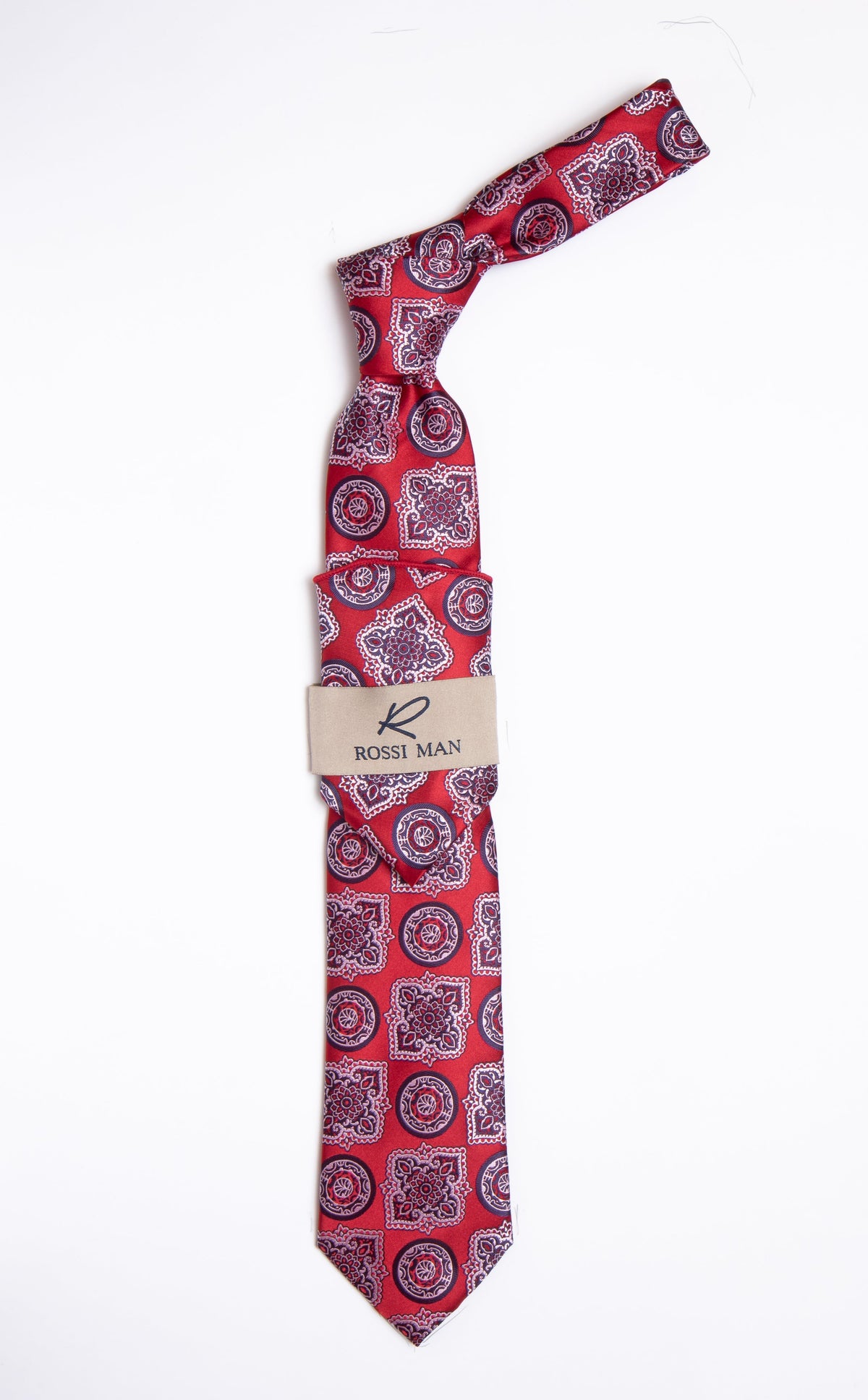 Rossi Man Tie and Pocket Round RMR452-3