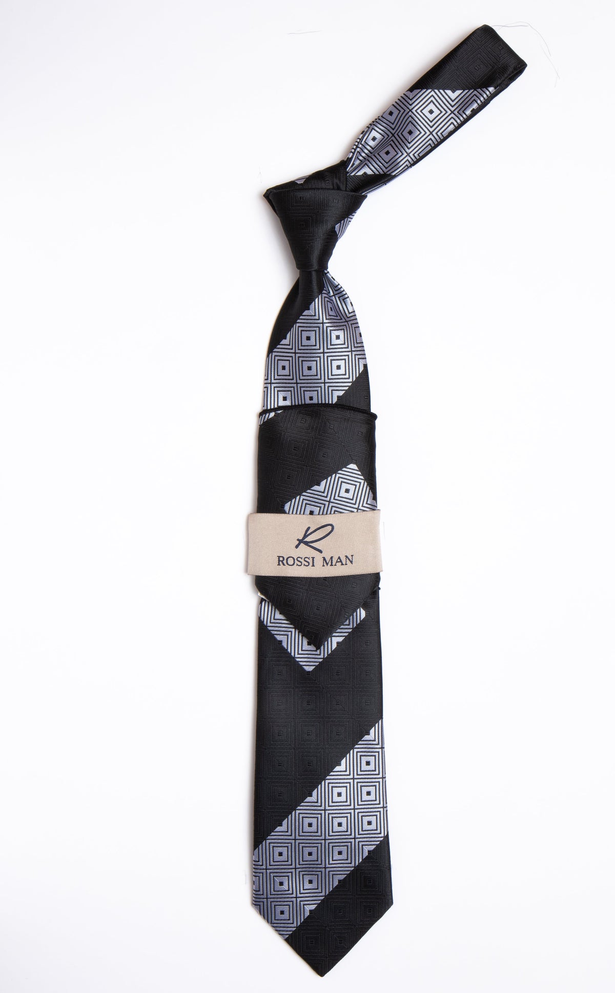 Rossi Man Tie and Pocket Round RMR456-3