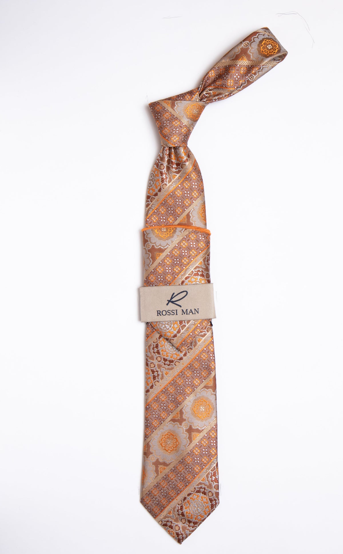 Rossi Man Tie and Pocket Round RMR459-1