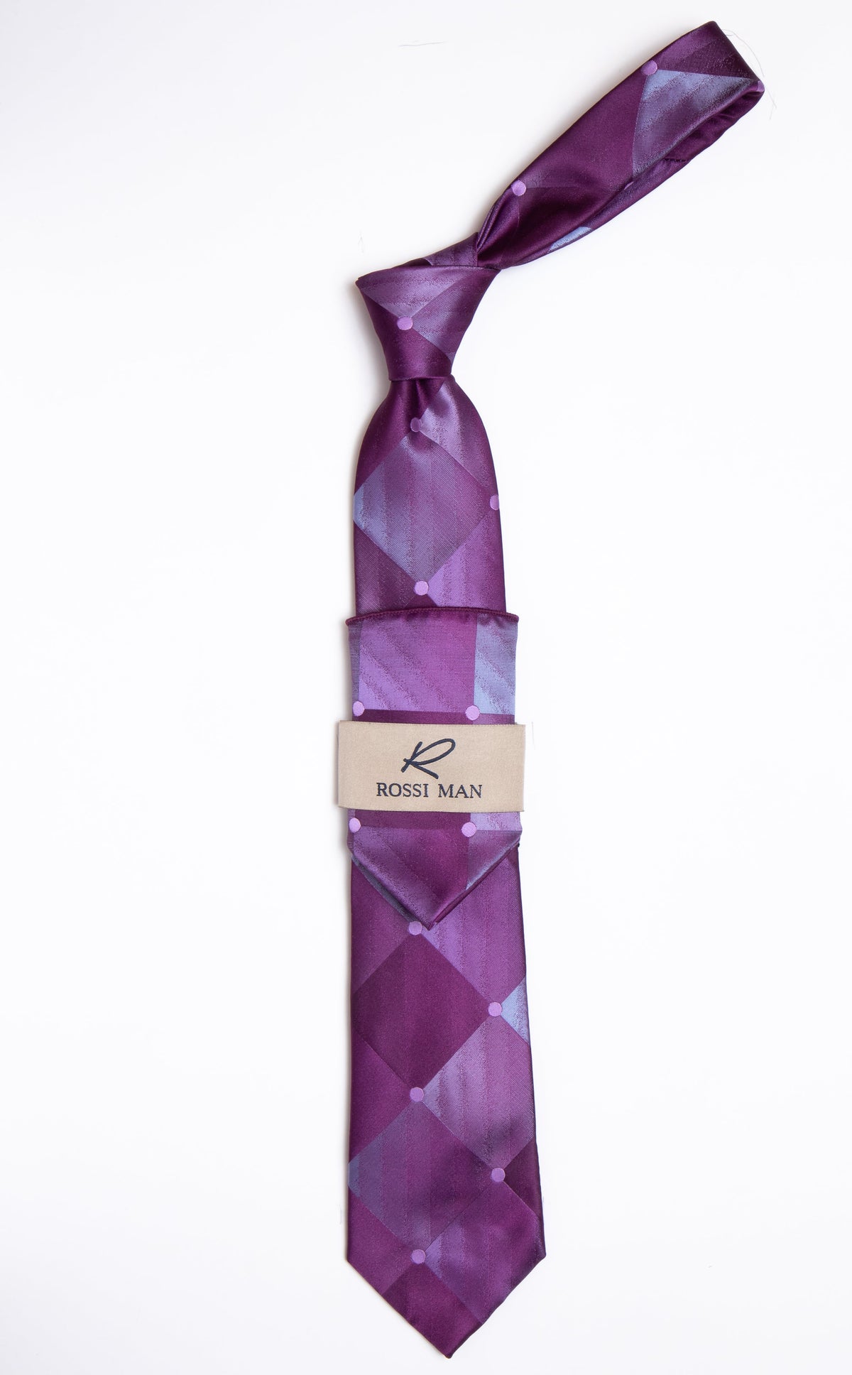 Rossi Man Tie and Pocket Round RMR462-2