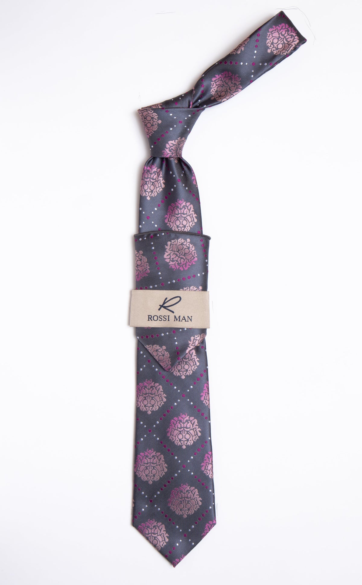 Rossi Man Tie and Pocket Round RMR463-4