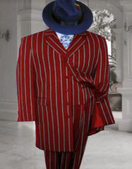 Red Zoot Suit - 1920s Suit - Gangster Long Suit