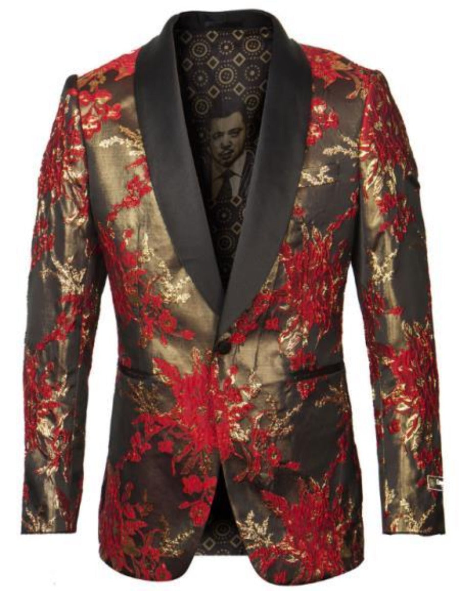 Mens Red Tuxedo Jacket - Red Dinner Jacket - Men's Tuxedo USA