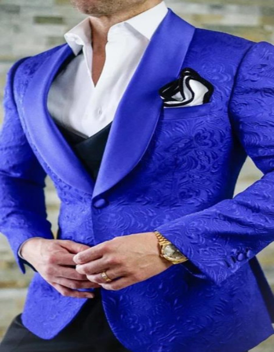 Blue Prom Suit For Men - Blue Homecoming Tuxedo  - Royal Blue - Men's Tuxedo USA