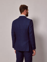 Mens Linen Suit For Beach Wedding - Summer Suit in Royal Blue - Men's Tuxedo USA