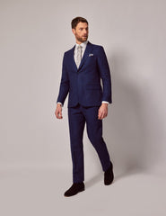 Mens Linen Suit For Beach Wedding - Summer Suit in Royal Blue - Men's Tuxedo USA