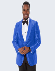 Blue Prom Suit - Blue Homecoming Guys Slim Fit Outfits - Men's Tuxedo USA