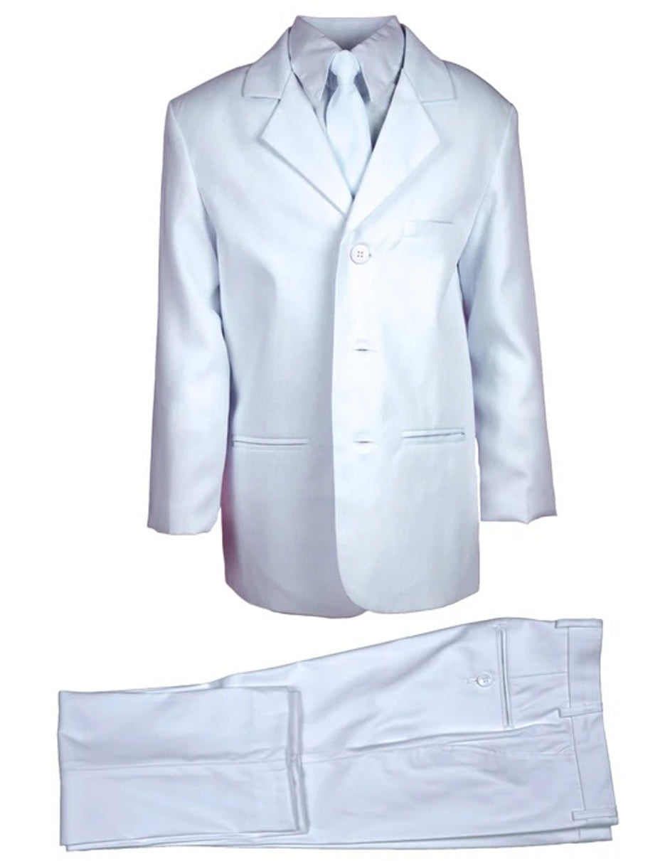 SD040-5Pc White - Poly - Men's Tuxedo USA