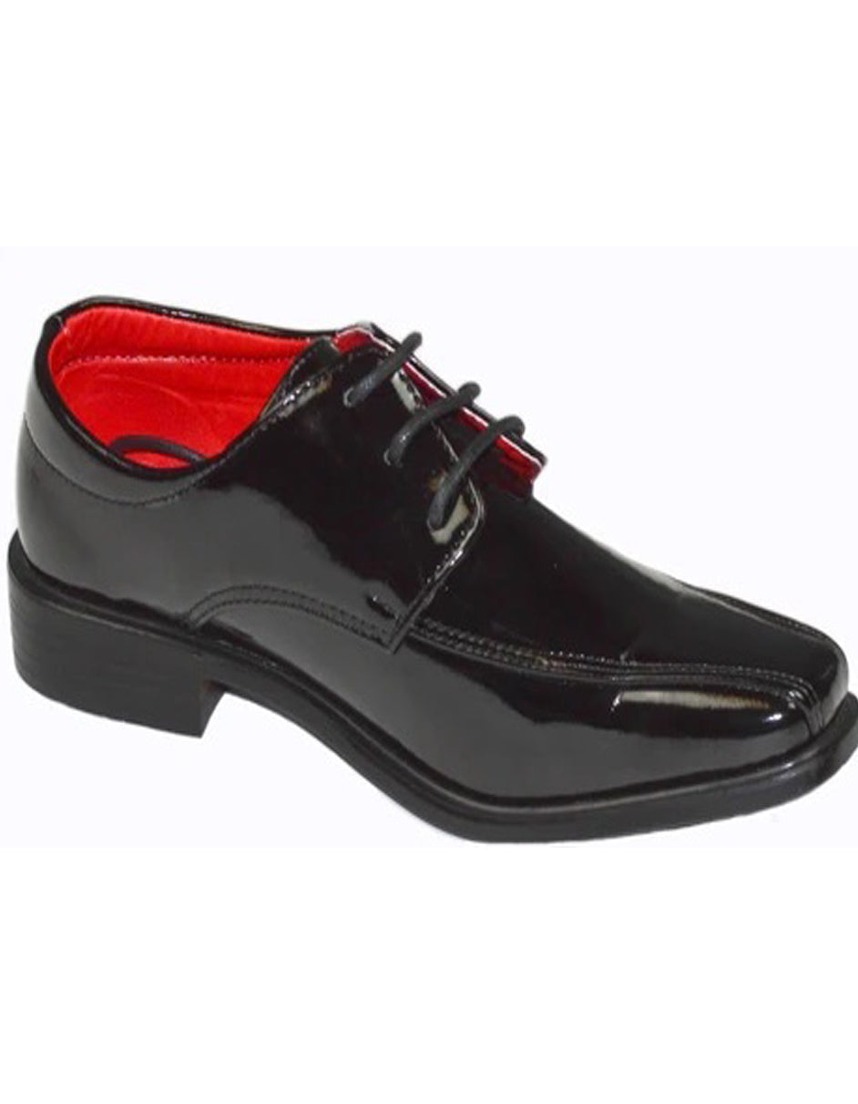 Little Boys and Toddler Dress Shoes in  Black - Men's Tuxedo USA