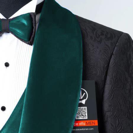 "Dark Teal Tuxedo" - Tailored-Fit Mens Teal Prom Suit - Teal Blue Suit Dark Teal - Men's Tuxedo USA