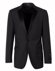 Mens 2 Button Designer Notch Tuxedo in Charcoal Grey - Men's Tuxedo USA