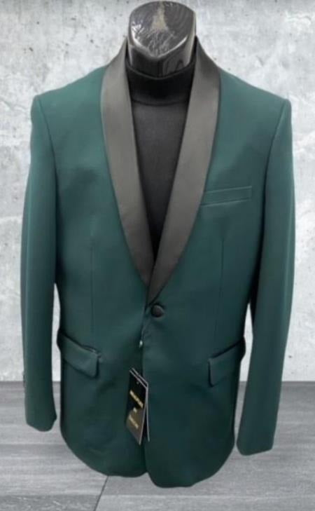 Mens Big and Tall Blazer - Green Plus Size Tuxedo Jacket - Men's Tuxedo USA