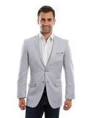 Mens Grey Shiny Sparkle Blazer - Men's Tuxedo USA