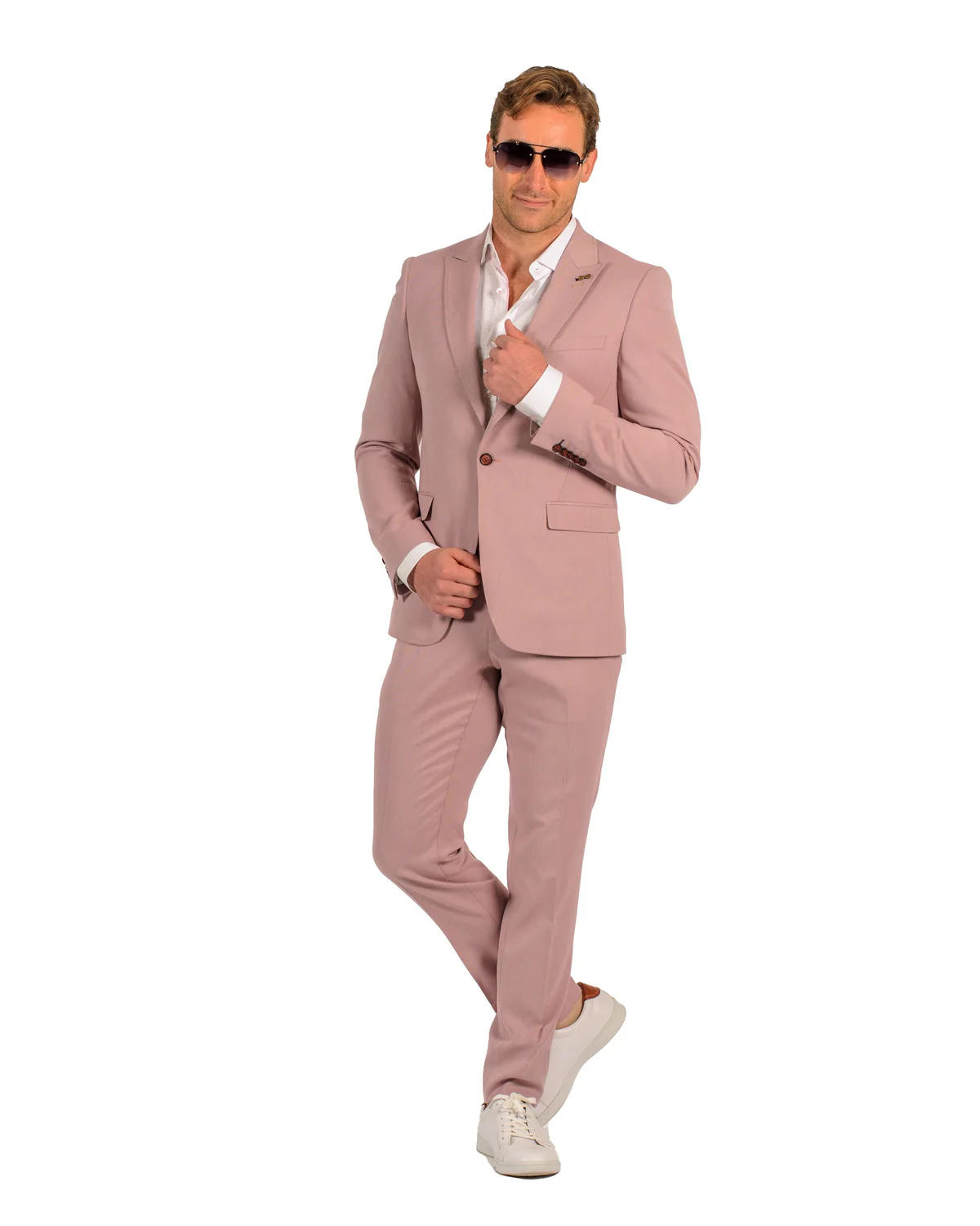 Blush Color Suit For Men - Mauve Suit - Wedding  Slim Fit Suit - Men's Tuxedo USA