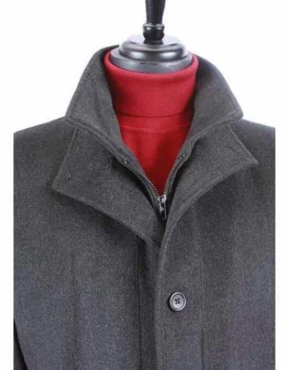 Mens Overcoat - Topcoat For Men - Winter Fabric - men's Fully lined classic fit 1930s Overcoat - Men's Tuxedo USA