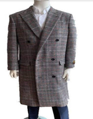 Mens Overcoat - Full Length Topcoat - Wool Coat - Men's Tuxedo USA